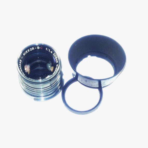 Nikon 5cm f1,4 Nikkor-S-C lens with Leica M mount adapter, And Nikon original hood, filter Ex++/M- / Free shipping