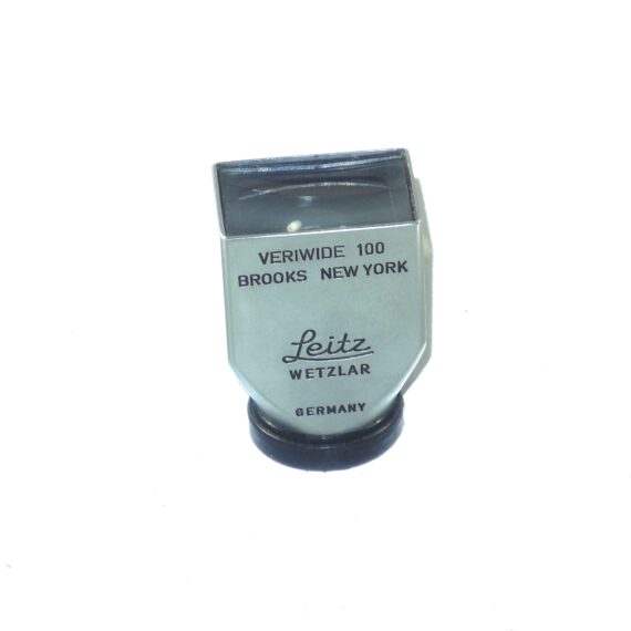 Leica Brooks Veriwide 100 New York metal finder with Leica leather case Ex++/Mint-