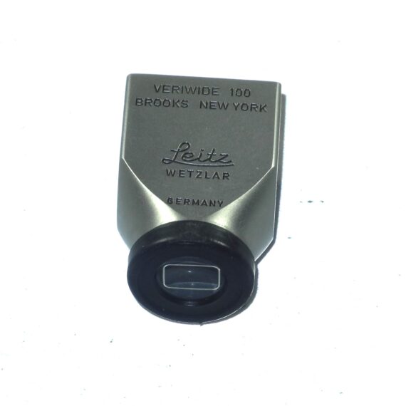 Leica Brooks Veriwide 100 New York metal finder with Leica leather case Ex++/Mint-
