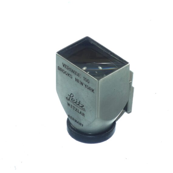 Leica Brooks Veriwide 100 New York metal finder with Leica leather case Ex++/Mint-