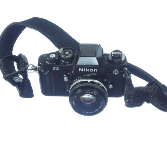 Nikon F3 black camera with Nikon 50/1,8 Nikon lens Ex++