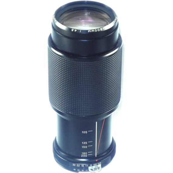 Nikon FM black 35mm mechanical camera with Nikon 50mm lens and Vivitar 80–200mmzoom lens Ex++