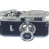 Canon P Rangefinder chrome camera with 50/3,5 Elmar Collapsible lens Ex++