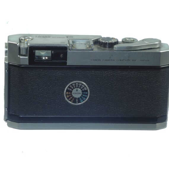 Canon P Rangefinder chrome camera with 50/3,5 Elmar Collapsible lens Ex++