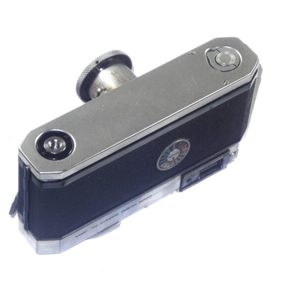 Canon P Rangefinder chrome camera with 50/3,5 Elmar Collapsible lens Ex++