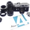 Leica M4 chrome Ex+ camera with Leica 50mm Leica hood,caps,Leica camera case Ex++ / free shipping