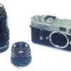 Leica M4 chrome Ex+ camera with Leica 50mm Leica hood,caps,Leica camera case Ex++ / free shipping