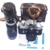 Leica M4 chrome Ex+ camera with Leica 50mm Leica hood,caps,Leica camera case Ex++ / free shipping