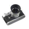 Leica M4 silver chrome camera with Leica 50/1,4 Summilux chrome "Wetzlar" lens sold with hood,caps, cases Mint/- set