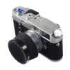 Leica M4 silver chrome camera with Leica 50/1,4 Summilux chrome "Wetzlar" lens sold with hood,caps, cases Mint/- set