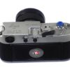 Leica M4 silver chrome camera with Leica 50/1,4 Summilux chrome "Wetzlar" lens sold with hood,caps, cases Mint/- set
