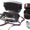 Leica M4 silver chrome camera with Leica 50/1,4 Summilux chrome "Wetzlar" lens sold with hood,caps, cases Mint/- set