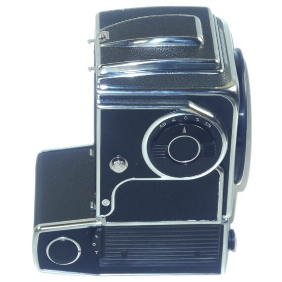 Hasselblad 500EL/M Chrome Camera W/original box, strap, cap, cable, manual- latest battery Mint- / Free Shipping