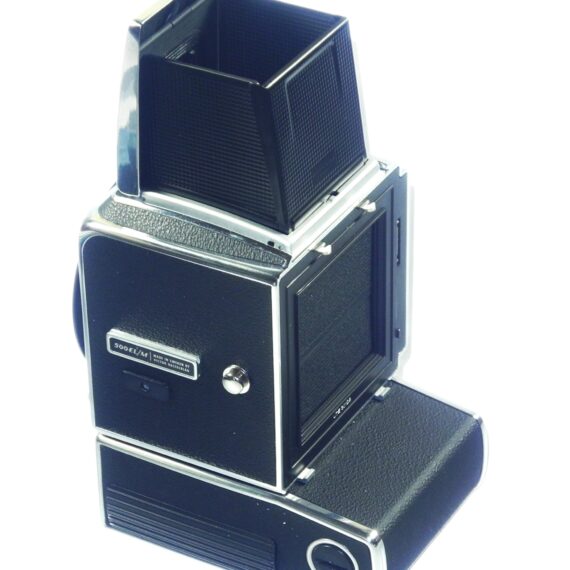 Hasselblad 500EL/M Chrome Camera W/original box, strap, cap, cable, manual- latest battery Mint- / Free Shipping