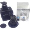 Hasselblad 500EL/M Black Camera with A12 magazine, Mag hood & 150mm black lens Ex++
