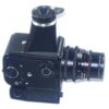 Hasselblad 500EL/M Black Camera with A12 magazine, Mag hood & 150mm black lens Ex++