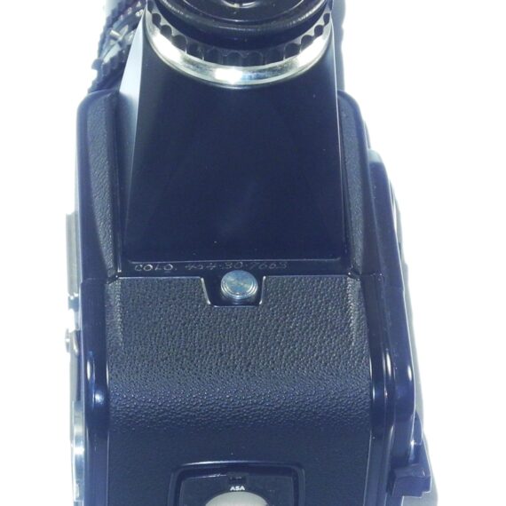 Hasselblad 500EL/M Black Camera with A12 magazine, Mag hood & 150mm black lens Ex++