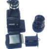 Hasselblad 500EL/M Black Camera with A12 magazine, Mag hood & 150mm black lens Ex++