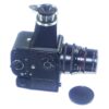 Hasselblad 500EL/M Black Camera with A12 magazine, Mag hood & 150mm black lens Ex++