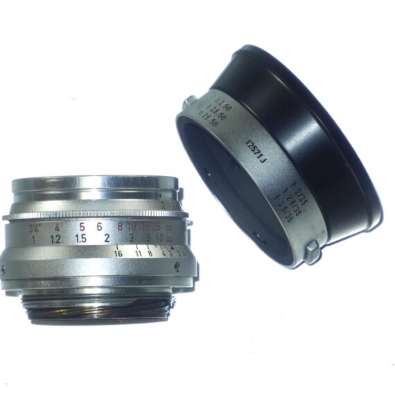Leica Leitz 35mm f/2 Summicron chrome 8‑Element " WETZLAR" Germany rare lens Mint / LN- condition Sold with Leica IROOA Hood in box and plastic lens case / Free Shipping