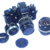 Nikon F3 HP camera with 2 Nikon lenses 55/2.8 Micro Nikkor & 24/2,8 Nikkor, Plus Nikon M2 Extension ring Ex++ / Free Shipping