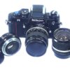 Nikon F3 HP camera with 2 Nikon lenses 55/2.8 Micro Nikkor & 24/2,8 Nikkor, Plus Nikon M2 Extension ring Ex++ / Free Shipping