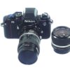 Nikon F3 HP camera with 2 Nikon lenses 55/2.8 Micro Nikkor & 24/2,8 Nikkor, Plus Nikon M2 Extension ring Ex++ / Free Shipping