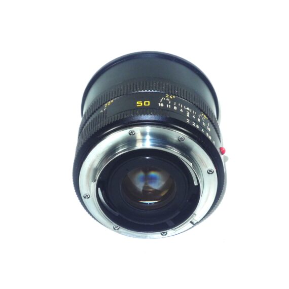 Leica 50mm f/2 Summicron‑R (Type II, E55, Built‑in Hood, Leitz Canada) with caps,box Mint- / Free Shipping