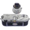 Leica M3 double stroke camera with Leica 50/2 Rigid Summicron ,with Leica case, cap, metal hood, filter (circa 1957) Just overhauled Ex+/++ Free Shipping