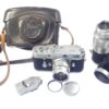 Leica M3 Single Stroke (1953, 3rd Type) + Summicron 50mm f/2 Rigid (1963) + Elmar 135mm f/4 (1961) and accessories / Fully CLA’d / EX++ / Free shipping