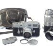 Leica M3 Single Stroke (1953, 3rd Type) + Summicron 50mm f/2 Rigid (1963) + Elmar 135mm f/4 (1961) and accessories / Fully CLA’d / EX++ / Free shipping