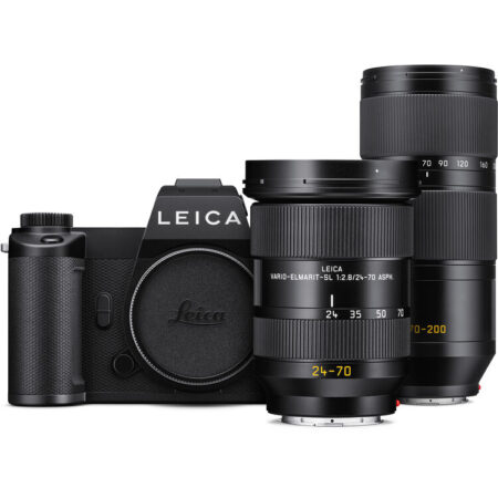 Leica SL3-P Mirrorless Camera with 24-70mm & 70-200mm Lenses Cat #10689 New USA / Coming soon