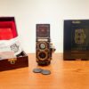 Rollei Aurum TLR Limited Edition Like New camera set with complete presentation Original Box, Wooden Case, Special Strap, Camera Cap, Manuals, Warranty Cards / Free Shipping