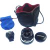VOIGTLANDER 15MM F4.5,Super Wide-Heliar Black Aspherical lens with caps and SM to M adapt & 15mm finder Mint-