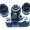 Nikon F2 Chrome (Circa 1972) + 50mm f/1.4 Nikkor‑S Auto + 28mm f/2 Nikkor‑N Auto + 105mm f/2.5 Nikkor — EX++ / Mint‑ Nice Vintage Outfit / Free Shipping