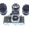 Nikon F2 Chrome (Circa 1972) + 50mm f/1.4 Nikkor‑S Auto + 28mm f/2 Nikkor‑N Auto + 105mm f/2.5 Nikkor — EX++ / Mint‑ Nice Vintage Outfit / Free Shipping