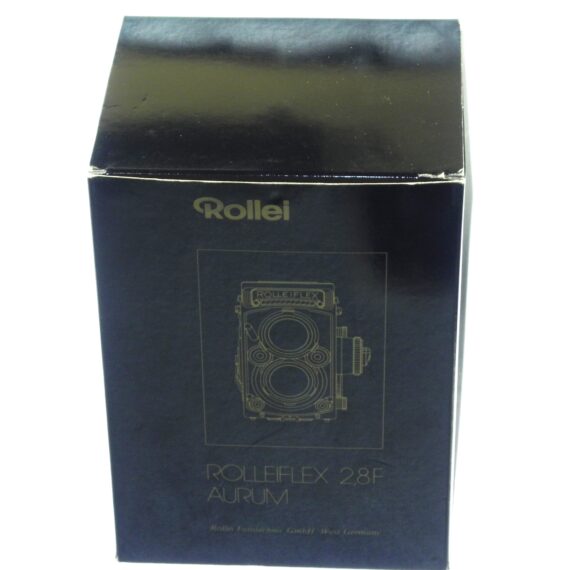 Rollei Aurum TLR Limited Edition Like New camera set with complete presentation Original Box, Wooden Case, Special Strap, Camera Cap, Manuals, Warranty Cards / Free Shipping