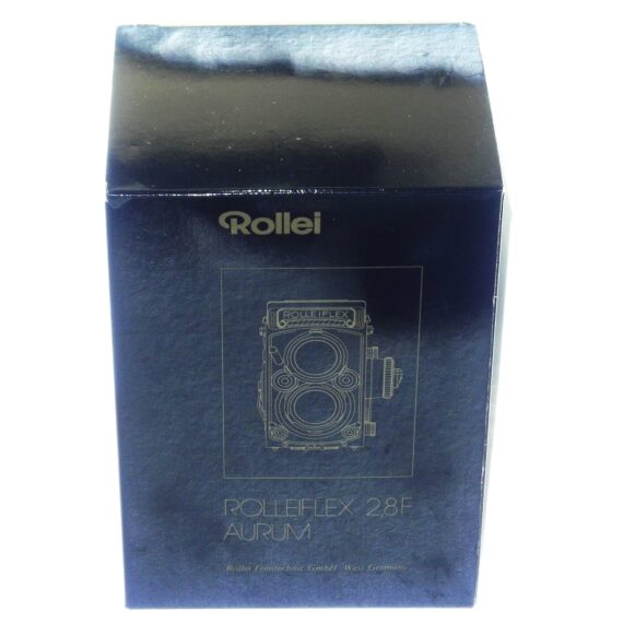 Rollei Aurum TLR Limited Edition Like New camera set with complete presentation Original Box, Wooden Case, Special Strap, Camera Cap, Manuals, Warranty Cards / Free Shipping