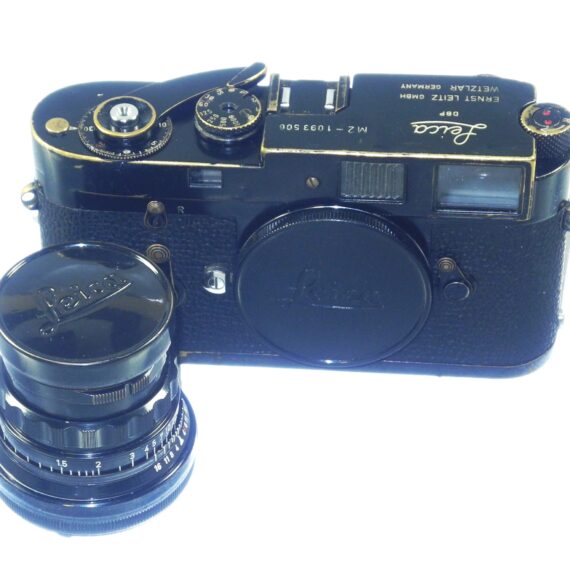 Leica M2 Original Black Paint & Leica 50/2 Summicron black paint lens / Nice set- rare - combo / Call for price
