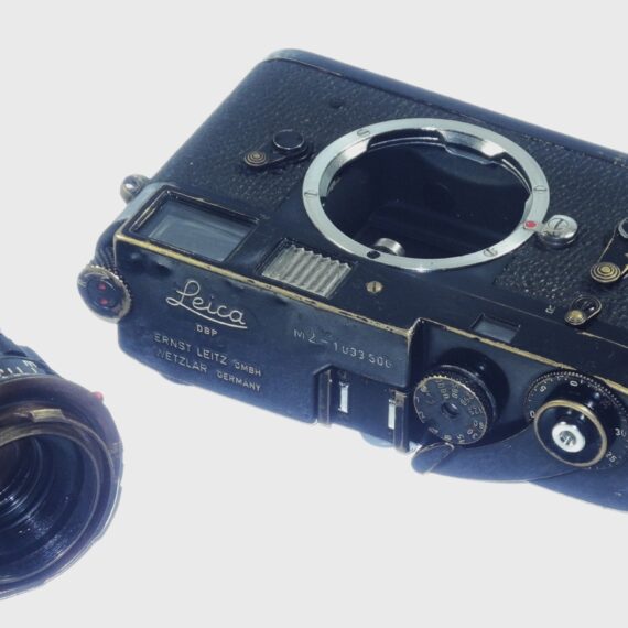 Leica M2 Original Black Paint & Leica 50/2 Summicron black paint lens / Nice set- rare - combo / Call for price