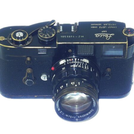 Leica M2 Original Black Paint & Leica 50/2 Summicron black paint lens / Nice set- rare - combo / Call for price