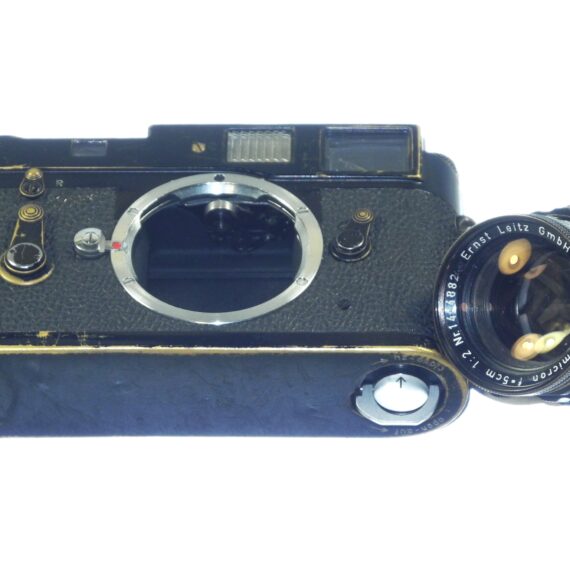 Leica M2 Original Black Paint & Leica 50/2 Summicron black paint lens / Nice set- rare - combo / Call for price
