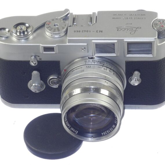 Leica M3 single Stroke (1961) camera sold with Leica 50/1,5 Summarit this set was just fully overhauled Ex+/Ex++ Free Shipping