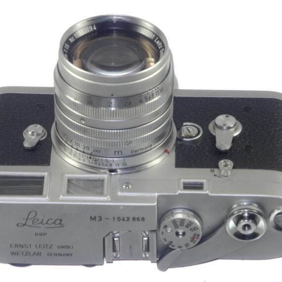 Leica M3 single Stroke (1961) camera sold with Leica 50/1,5 Summarit this set was just fully overhauled Ex+/Ex++ Free Shipping