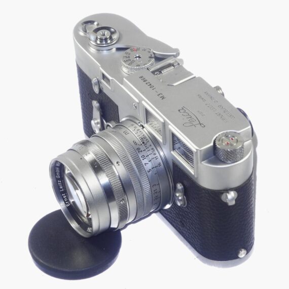 Leica M3 single Stroke (1961) camera sold with Leica 50/1,5 Summarit this set was just fully overhauled Ex+/Ex++ Free Shipping