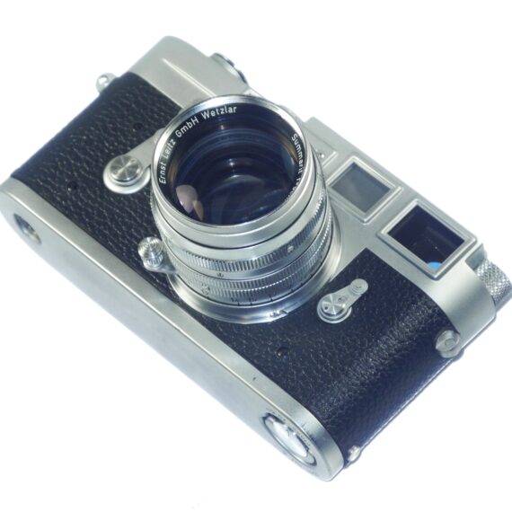 Leica M3 single Stroke (1961) camera sold with Leica 50/1,5 Summarit this set was just fully overhauled Ex+/Ex++ Free Shipping